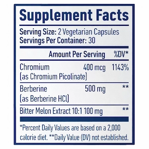 NativePath Native Berberine Suppement Facts